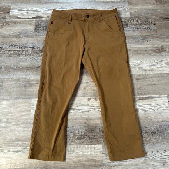 Timberland PRO Work Pants Athletic Fit W40 L30 Brown Utility Stretch Canvas - Picture 1 of 11